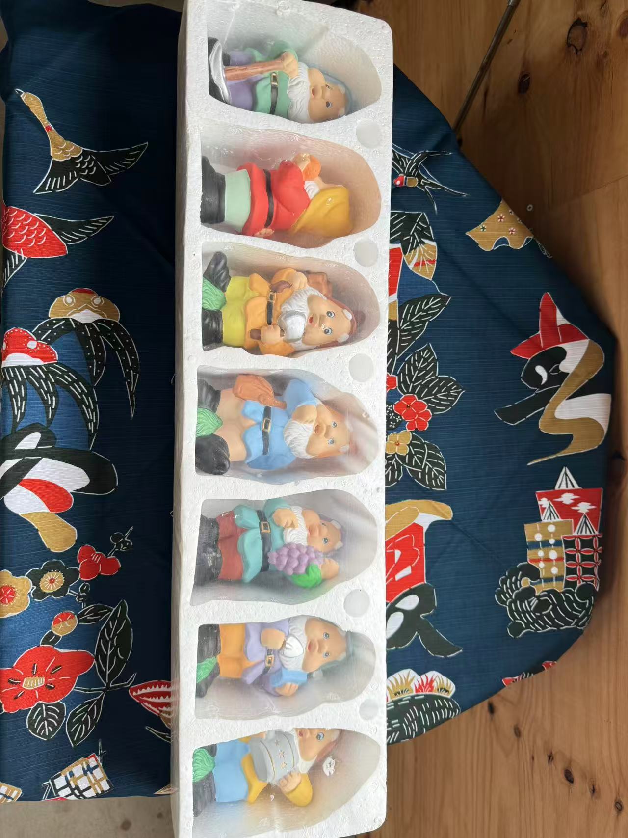 戸外装飾ノーム　7人小人セット　現品のみ